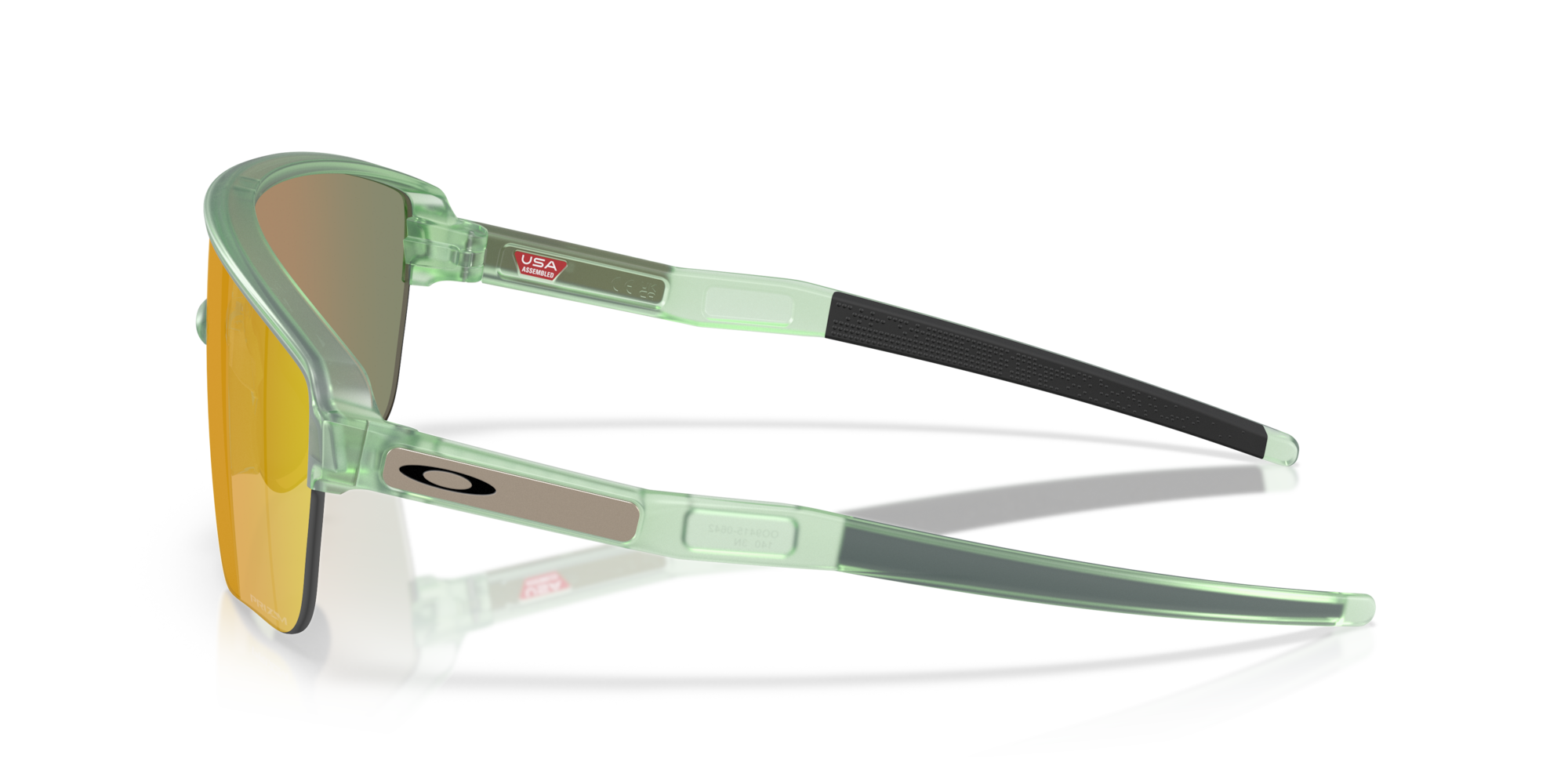 Oakley Okulary przeciwsłoneczne CORRIDOR SQ Matte Transparent Jade / Prizm Ruby OO9415-06