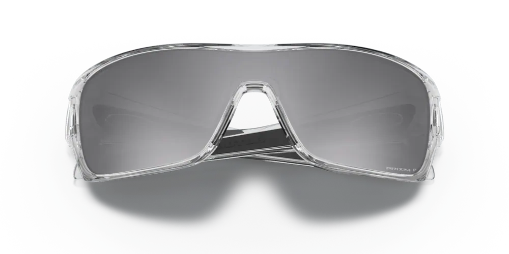 Oakley Sunglasses TURBINE ROTOR Polished Clear/ Prizm Black Polarized OO9307-16