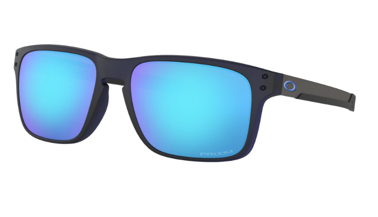 Oakley Okulary przeciwsłoneczne HOLBROOK MIX Matte Translucent Blue/Prizm Sapphire OO9384-03