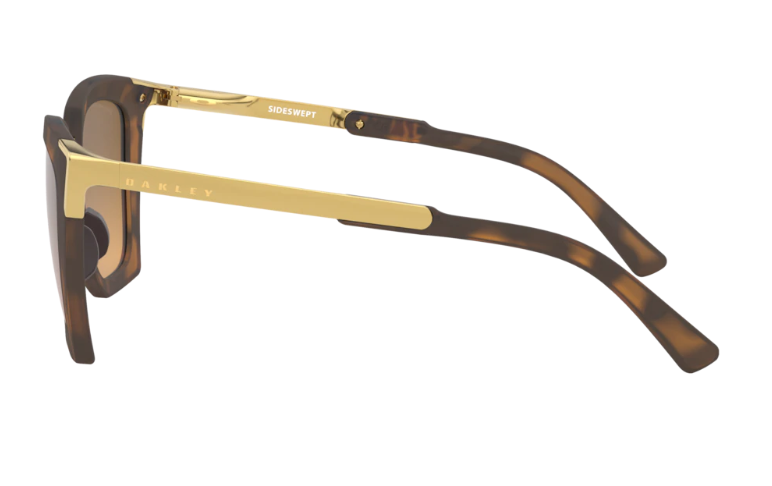 Oakley Okulary przeciwsłoneczne SIDE SWEPT Matte Brown Tortoise/Brown Gradient Polarized OO9445-03