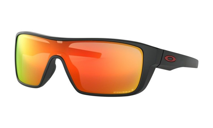 Oakley Okulary przeciwsłoneczne STRAIGHTBACK Matte Black/Prizm Ruby Polarized OO9411-06