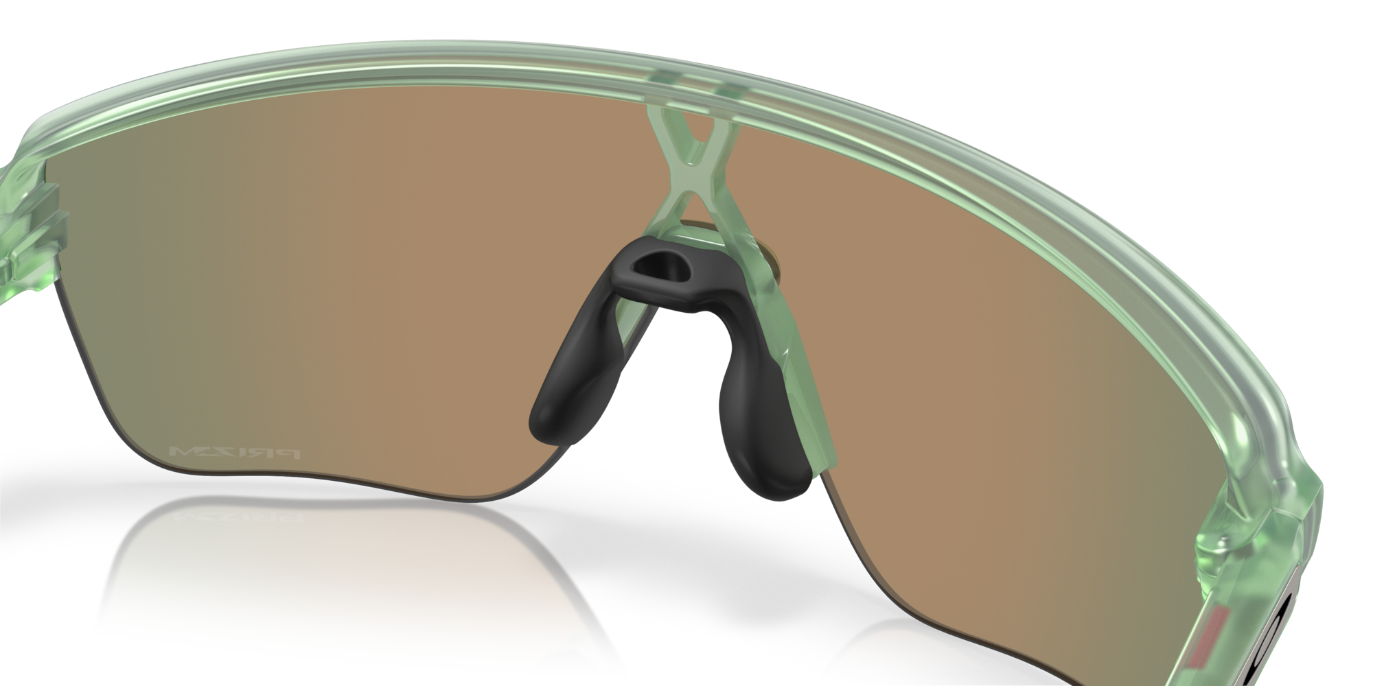 Oakley Okulary przeciwsłoneczne CORRIDOR SQ Matte Transparent Jade / Prizm Ruby OO9415-06