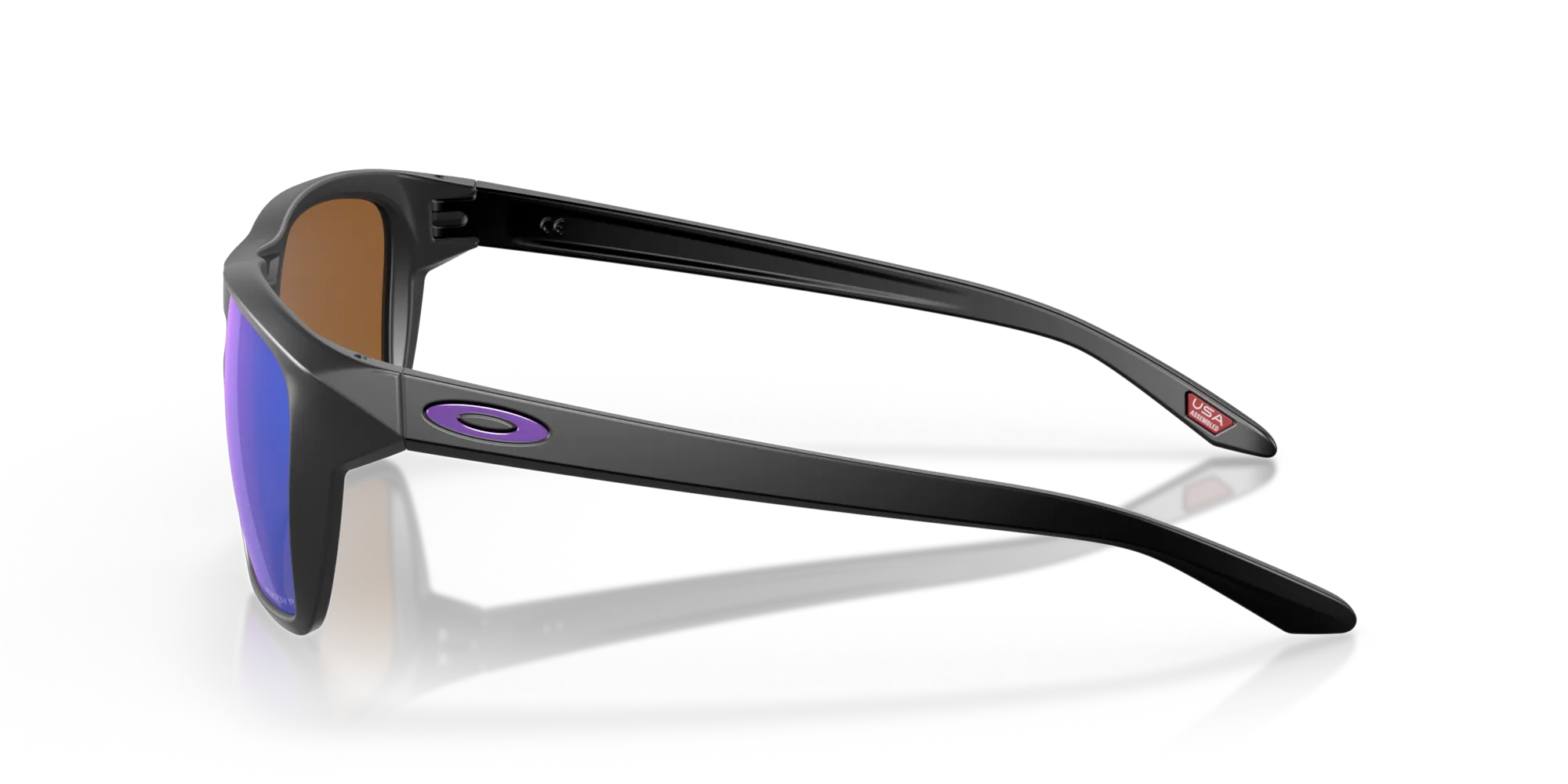 Oakley Okulary przeciwsłoneczne SYLAS Matte Black/Prizm Violet Polarized OO9448-13
