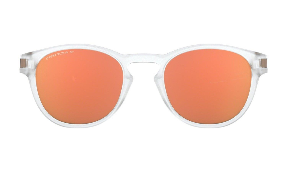 Oakley Okulary przeciwsłoneczne LATCH Matte Clear/Prizm Rose Gold Polarized OO9265-52