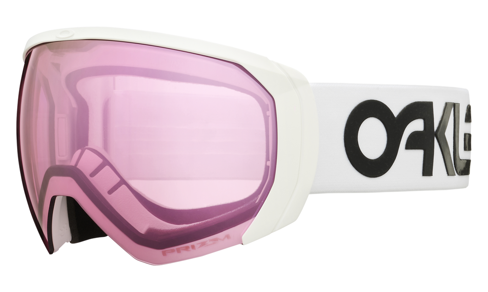 OAKLEY Gogle Snow FLIGHT PATH L Factory Pilot White/Prizm Snow Hight Intensity Pink OO7110-14