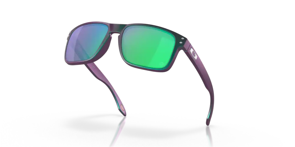 Oakley Sunglasses HOLBROOK Troy Lee Designs Matte Purple Green Shift,Prizm Jade OO9102-T4