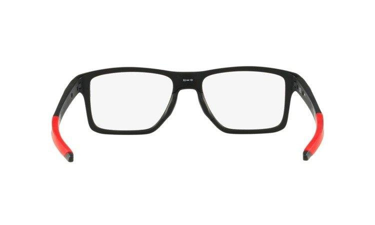 OAKLEY Okulary korekcyjne CHAMFER SQUARED Satin Black Red OX8143-05