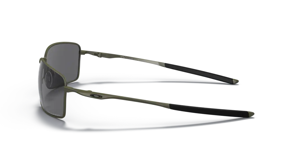 Oakley Sunglasses SQUARE WIRE Carbon/Grey Polarized OO4075-04