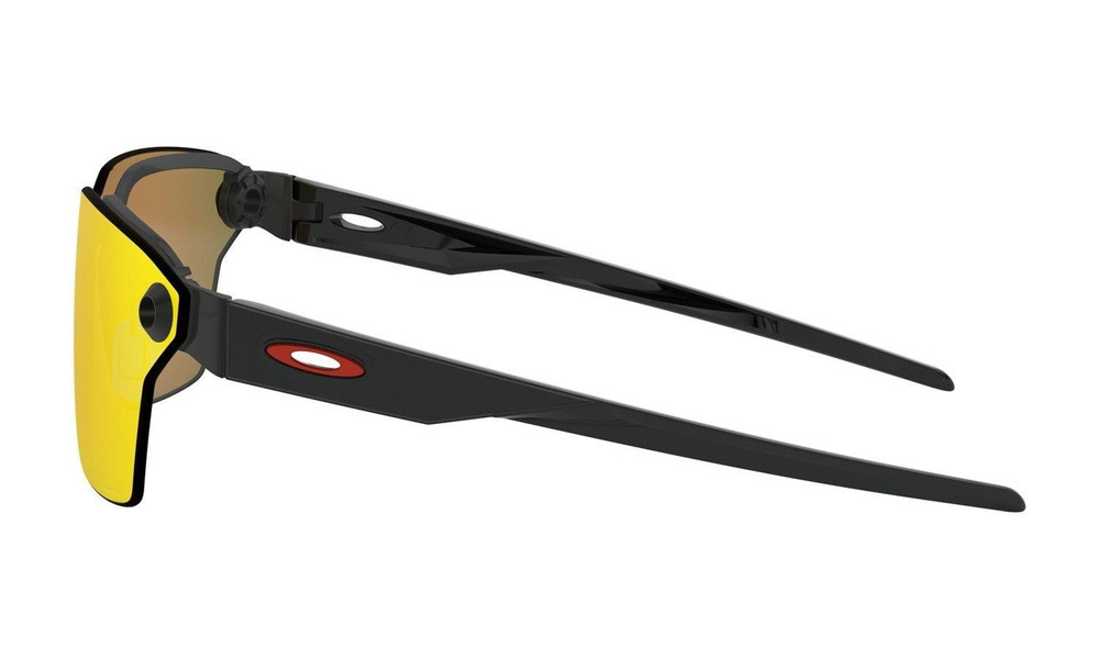 Oakley Okulary przeciwsłoneczne LUGPLATE Polished Black/Prizm Ruby OO4139-04