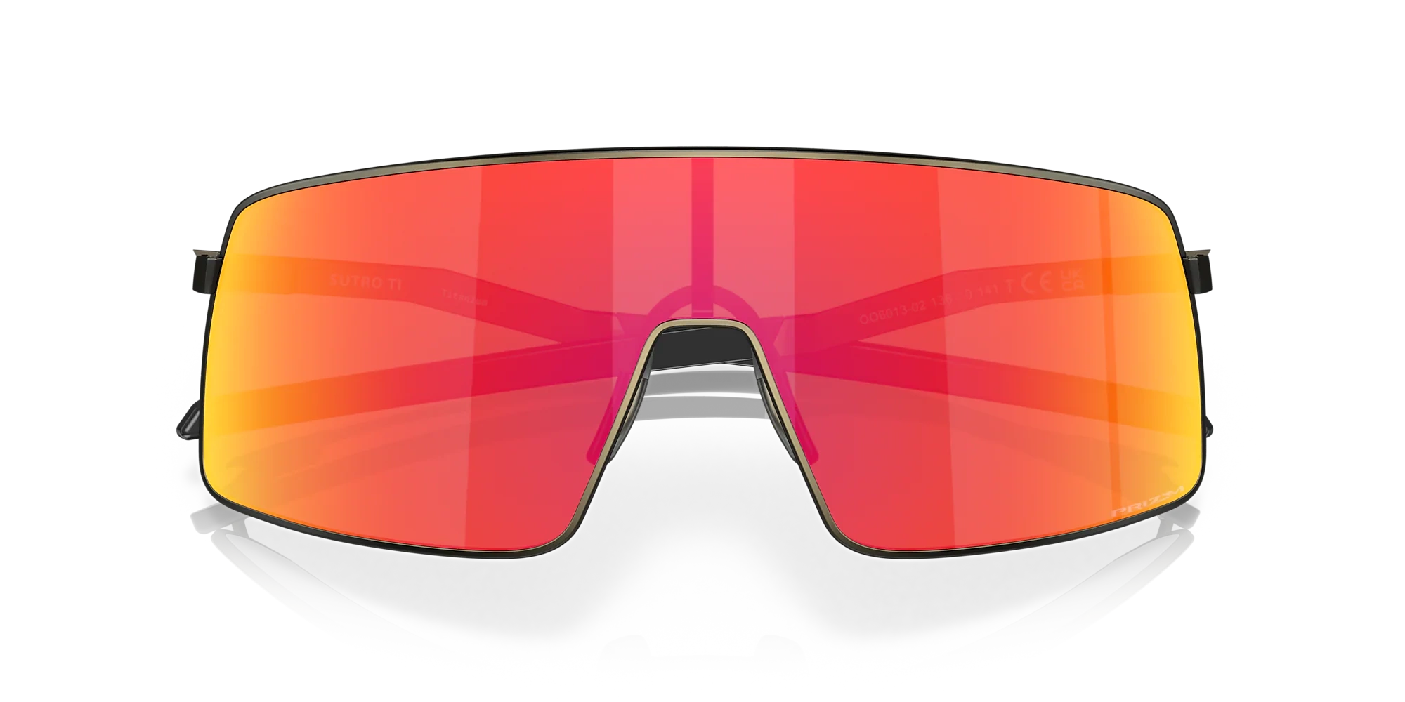 Oakley Okulary przeciwsłoneczne SUTRO TI Satin Carbon / Prizm Ruby OO6013-02