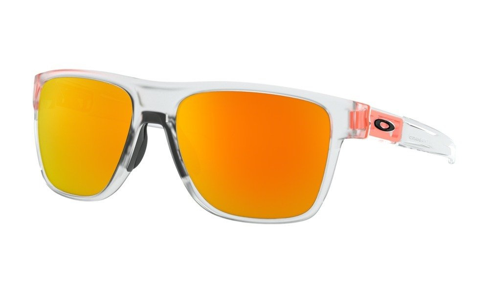 Oakley Sunglasses CROSSRANGE XL Matte Clear/Fire Iridium OO9360-18