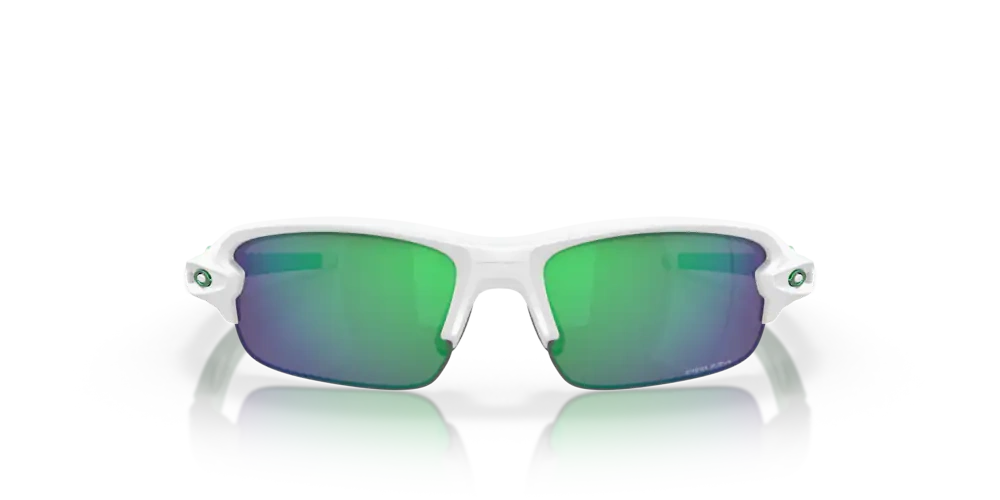 Oakley Okulary przeciwsłoneczne Dziecięce FLAK XXS Matte White, Prizm Jade OJ9008-08