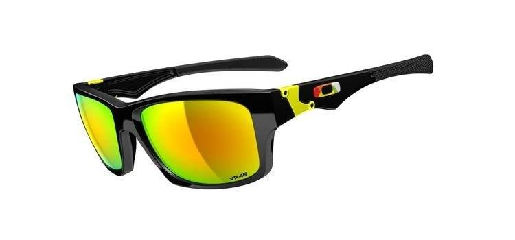 Oakley Sunglasses JUPITER SQUARED VALENTINO ROSSI Polished Black/Fire Iridium OO9135-11