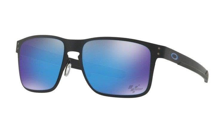 Oakley Okulary przeciwsłoneczne HOLBROOK METAL Matte Black/Prizm Sapphire OO4123-10