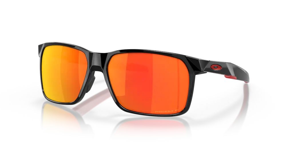 Oakley Okulary przeciwsłoneczne PORTAL X Polished Black/Prizm Ruby Polarized OO9460-05