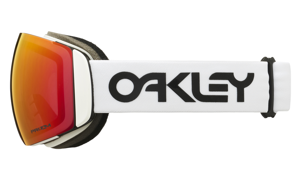 OAKLEY Gogle zimowe FLIGHT DECK M Factory Pilot White/Prizm Snow Torch Iridium OO7064-96