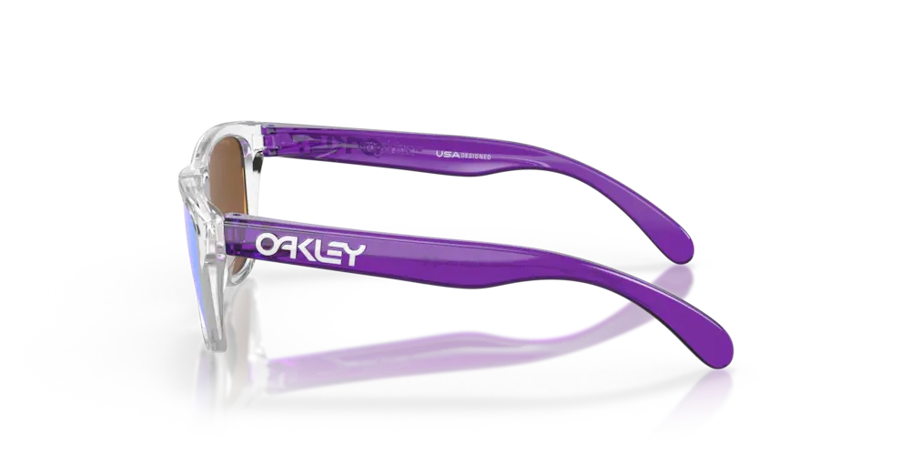 Oakley Sunglasses Junior FROGSKINS XXS Clear, Prizm Violet OJ9009-03