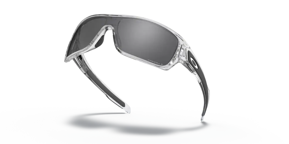 Oakley Sunglasses TURBINE ROTOR Polished Clear/ Prizm Black Polarized OO9307-16