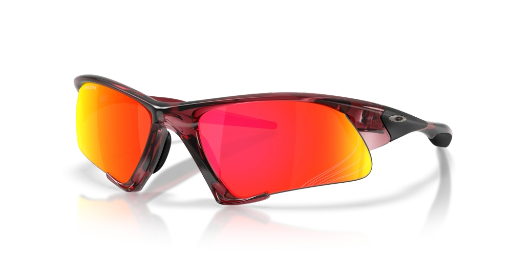 Oakley Sunglasses SUTURE JACKET Basecamp Collection Transparent Iron Red/Prizm Ruby OO9532-12