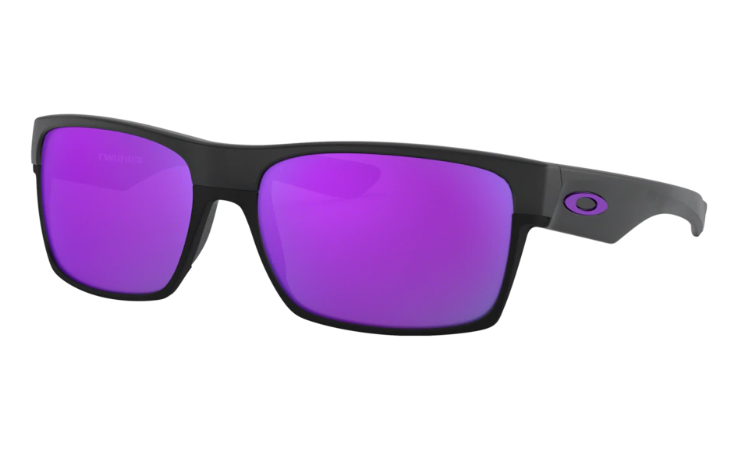 Oakley Okulary Przeciwsłoneczne TWOFACE Matte Black/Violet Iridium OO9189-08