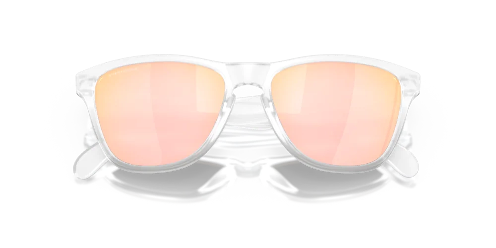 Oakley Okulary przeciwsłoneczne Dziecięce FROGSKINS XS Matte Clear, Prizm Rose Gold OJ9006-35
