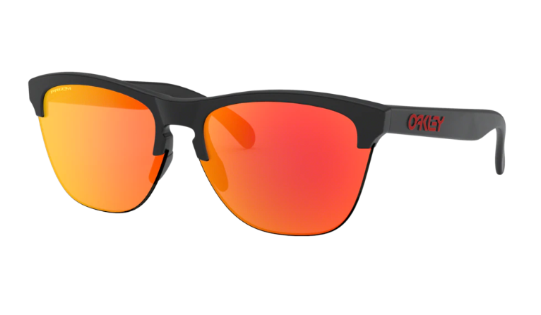 Oakley Okulary przeciwsłoneczne FROGSKINS LITE Matte Black/Prizm Ruby OO9374-04