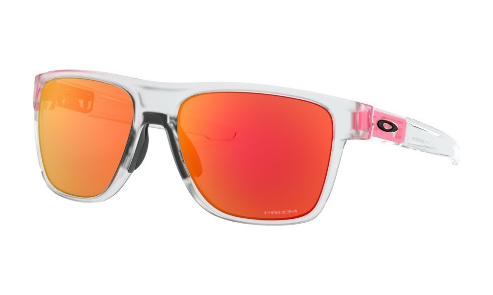 Oakley Okulary przeciwsłoneczne CROSSRANGE XL Matte Clear/Prizm Ruby OO9360-20