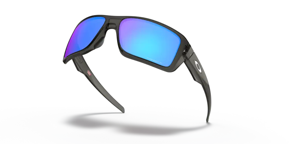 Oakley Sunglasses DOUBLE EDGE Grey Smoke / Prizm Sapphire Polarized OO9380-06