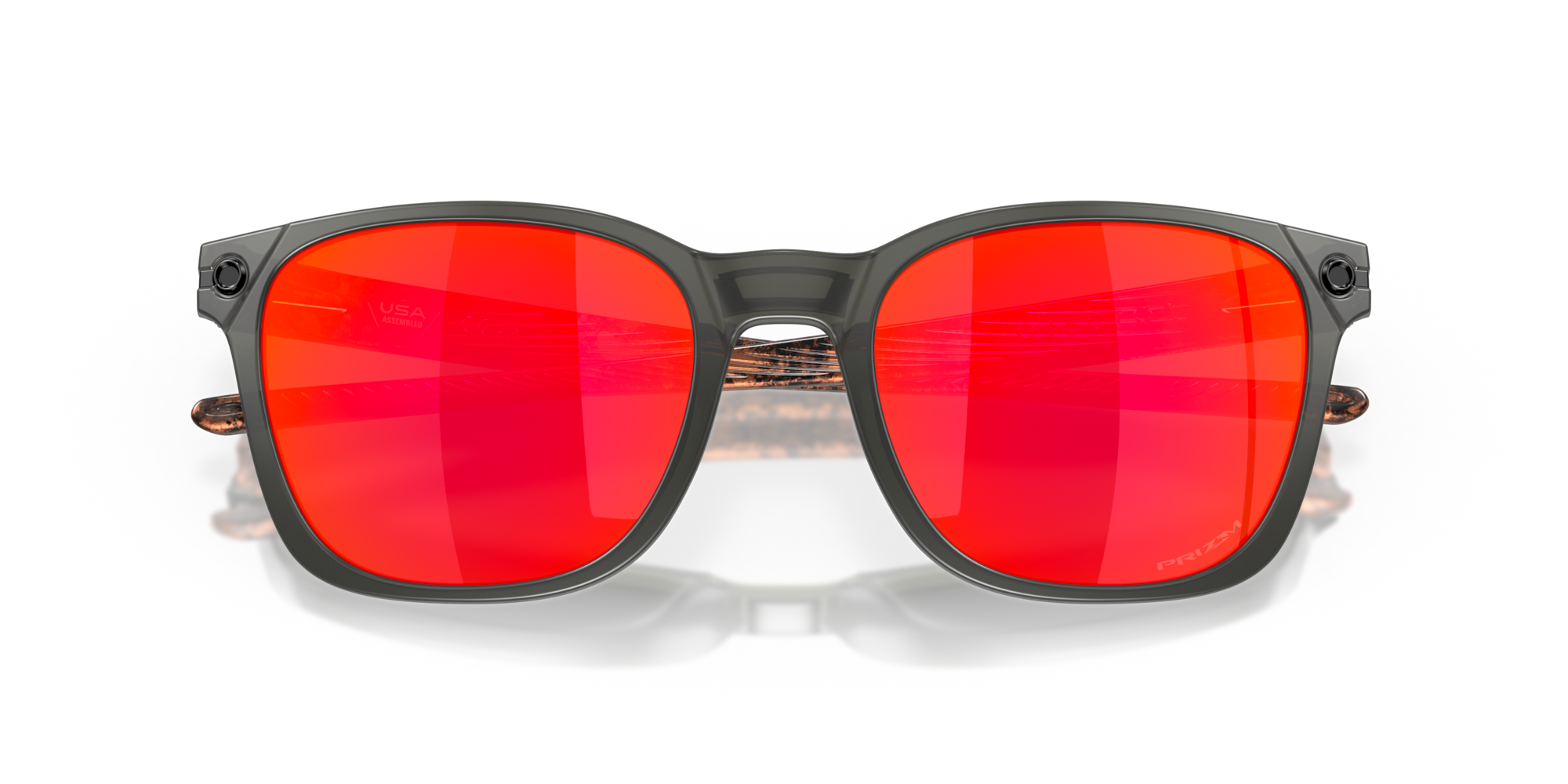 Oakley Okulary przeciwsłoneczne OJECTOR Matte Grey Smoke/Prizm Ruby OO9018-12