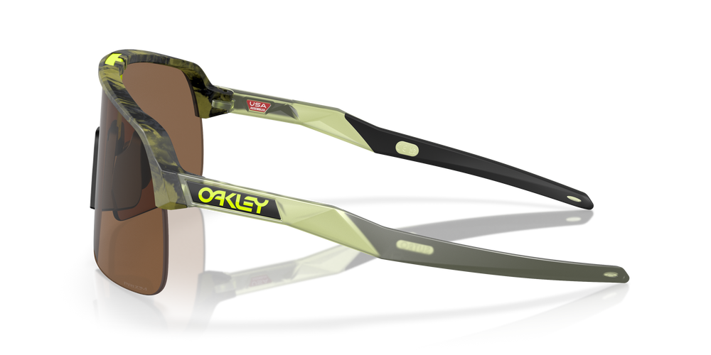 Oakley Okulary przeciwsłoneczne SUTRO LITE Matte Transparent Fern Swirl / Prizm Bronze OO9463-57
