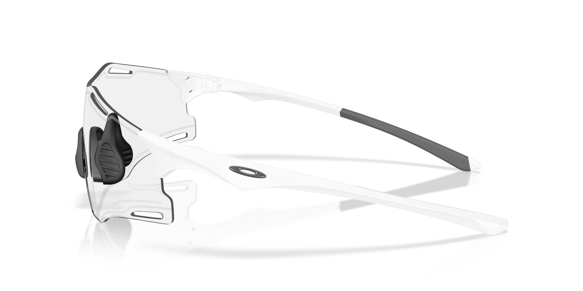 Oakley Okulary przeciwsłoneczne CYBR ZERO Matte White / Clear To Black Iridium Photochromic OO9512D-01