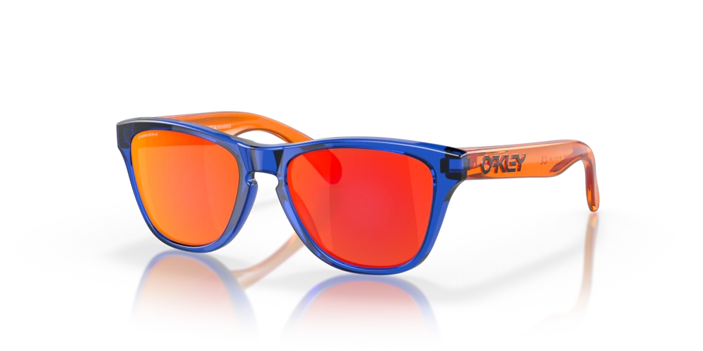 Oakley Okulary przeciwsłoneczne Dziecięce FROGSKINS XXS Crystal Blue, Prizm Ruby OJ9009-06