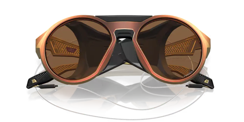 Oakley Okulary przeciwsłoneczne CLIFDEN Coalesce Collection Matte Red Gold Colorshift / Prizm Bronze OO9440-23