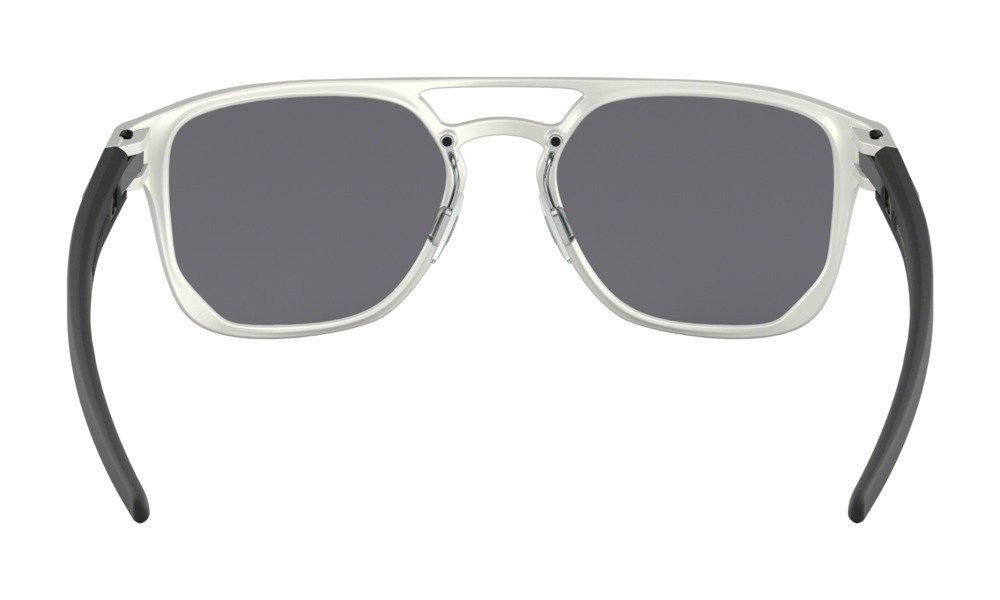 Oakley Sunglasses LATCH ALPHA Matte Silver/Torch Iridium OO4128-02