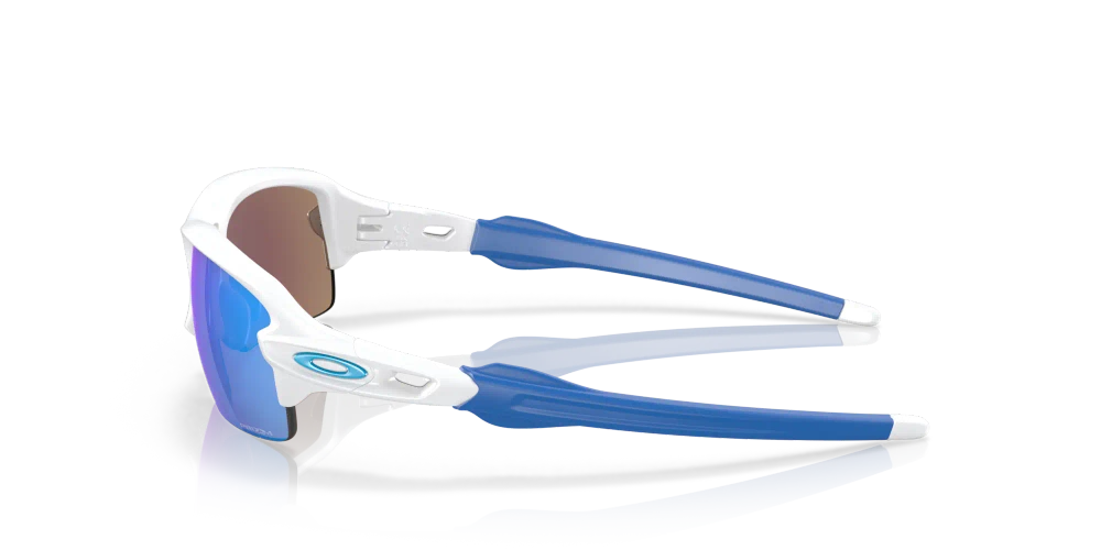 Oakley Okulary przeciwsłoneczne Flak XS Matte White, Prizm Sapphire OJ9005-16