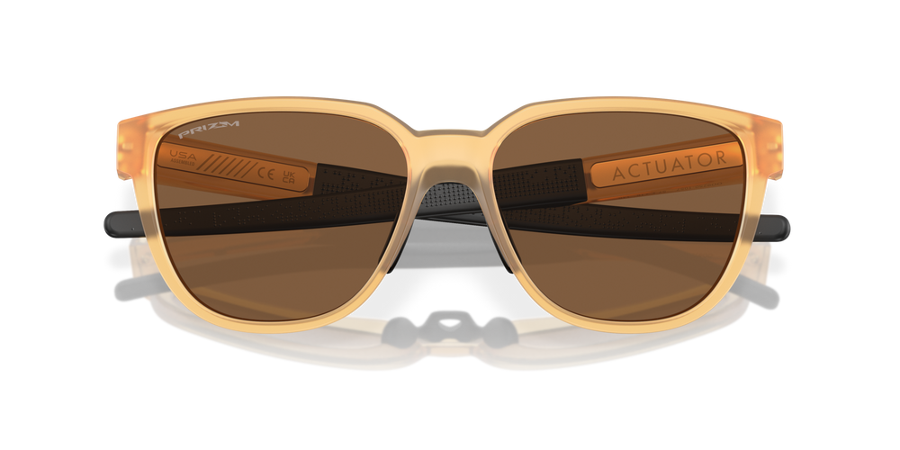 Oakley Okulary przeciwsłoneczne ACTUATOR Re-Discover Collection Matte Dark Curry Opaline/Prizm Bronze OO9250-10