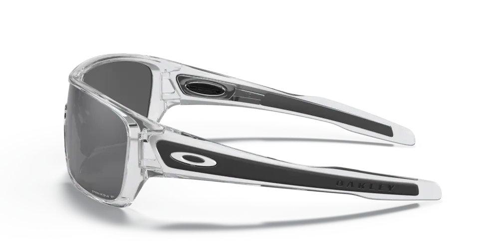 Oakley Sunglasses TURBINE ROTOR Polished Clear/ Prizm Black Polarized OO9307-16