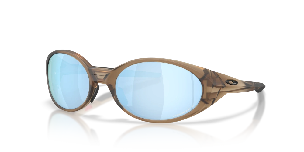 Oakley Sunglasses EYEJACKET REDUX Matte Brown Smoke/Prizm Deep Water Polarized OO9438-45