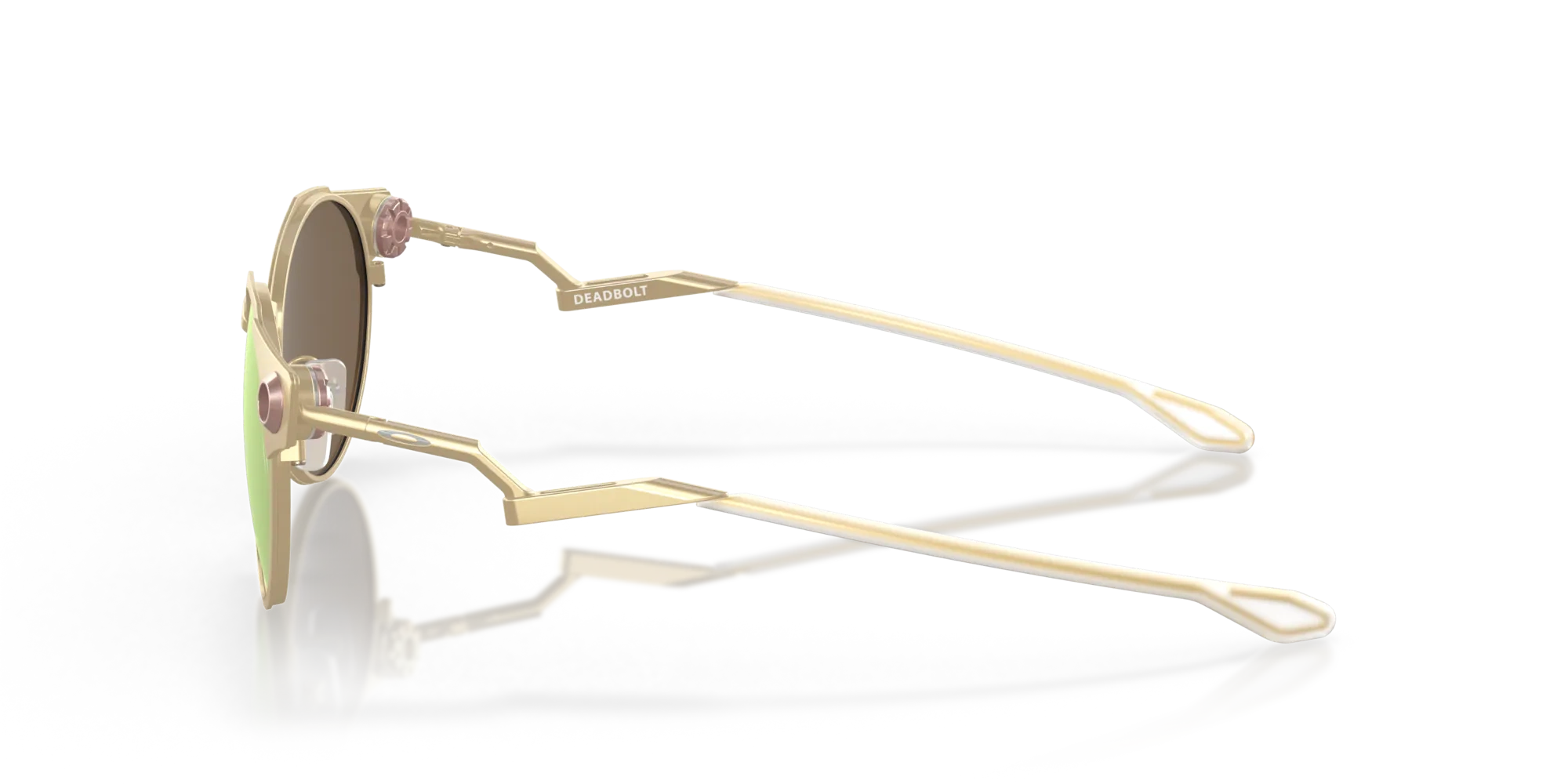 Oakley Sunglasses DEADBOLT Satin Light Gold/Prizm Rose Gold OO6046-06