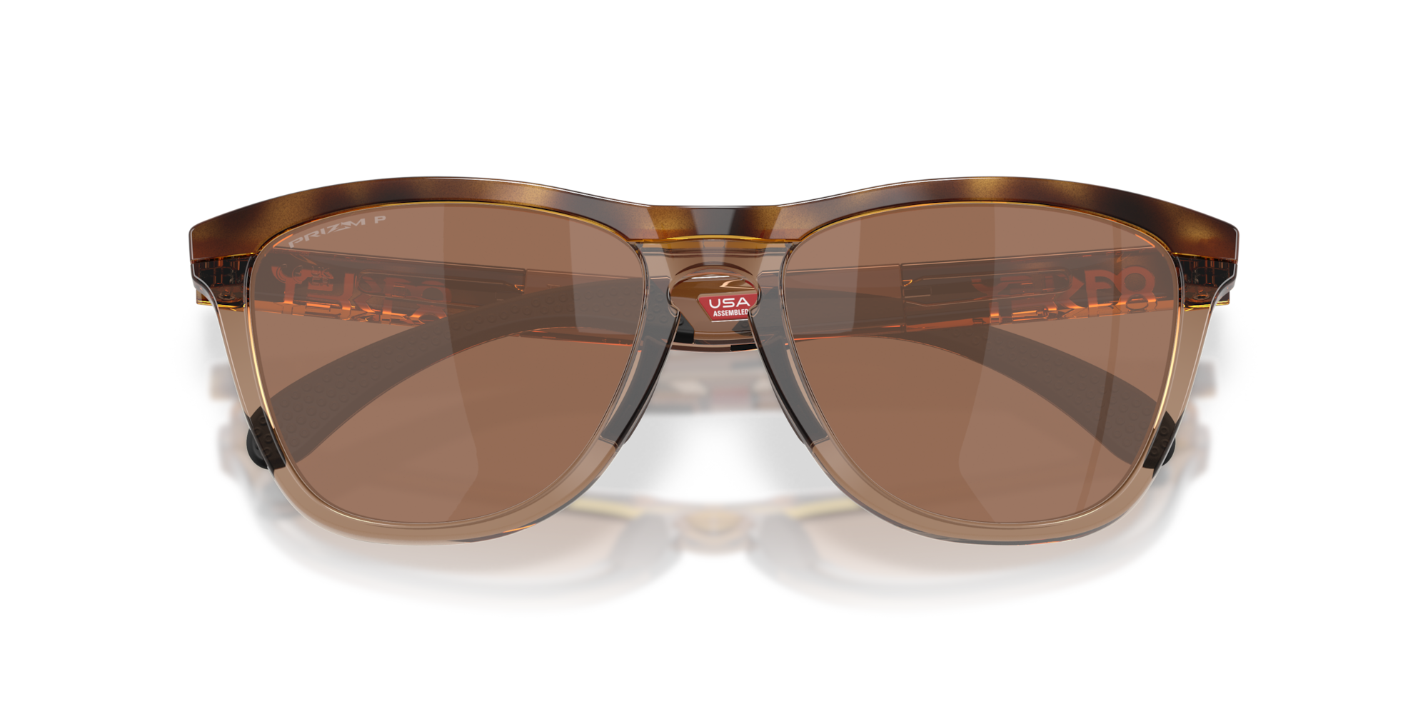 Oakley Okulary przeciwsłoneczne Frogskins Range XL Brown Tortoise/Brown Smoke / Prizm Tungsten Polarized OO9503-02