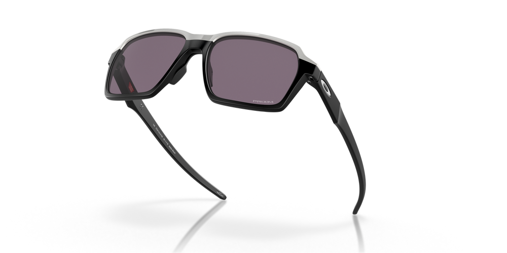 Oakley Okulary przeciwsłoneczne PARLAY Matte Black/Prizm Grey OO4143-01