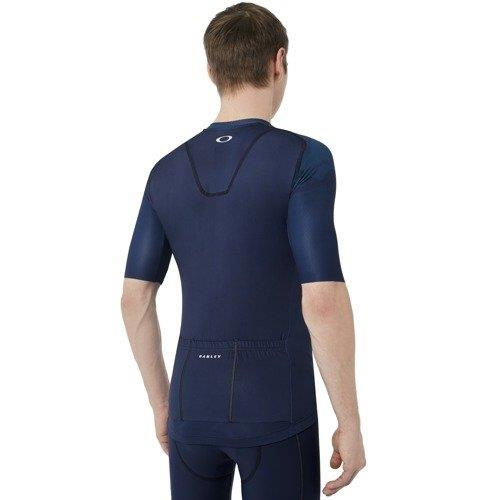 OAKLEY Koszulka kolarska JB Road Jersey Atomic Blue 434051-6B2