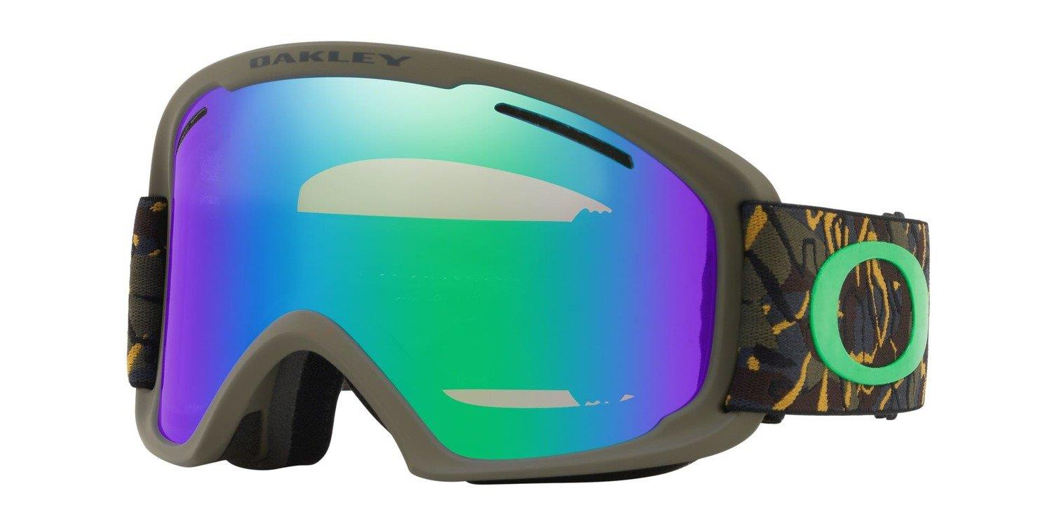 Oakley Goggles O Frame 2.0 XL Camo Vine Jungle / Jade Iridium & Persimmon OO7045-41