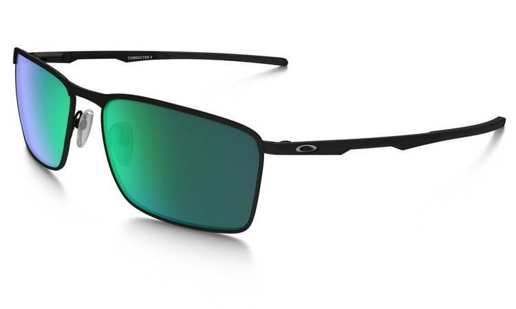 Oakley Conductor 6 Matte Black / Jade Iridium OO4106-08