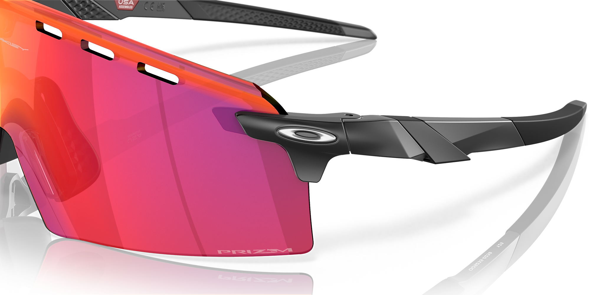 Oakley Okulary przeciwsłoneczne ENCODER STRIKE VENTED Matte black/Prizm road OO9235-02