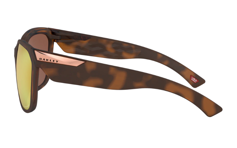 Oakley Okulary przeciwsłoneczne REV UP Matte Brown Tortoise/Prizm Rose Gold Polarized OO9432-10