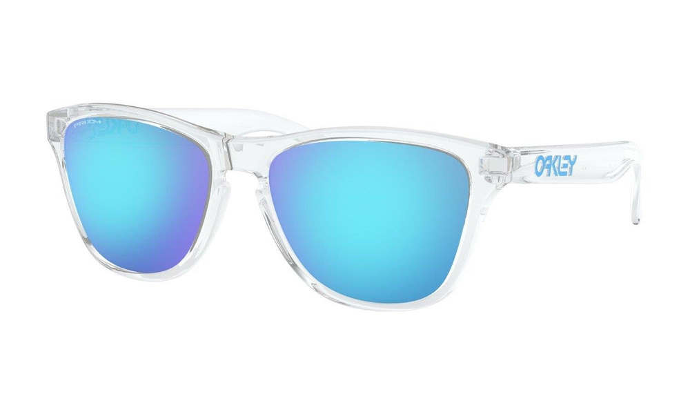 Oakley Okulary przeciwsłoneczne Dziecięce FROGSKINS XS Polished Clear/Prizm Sapphire OJ9006-15