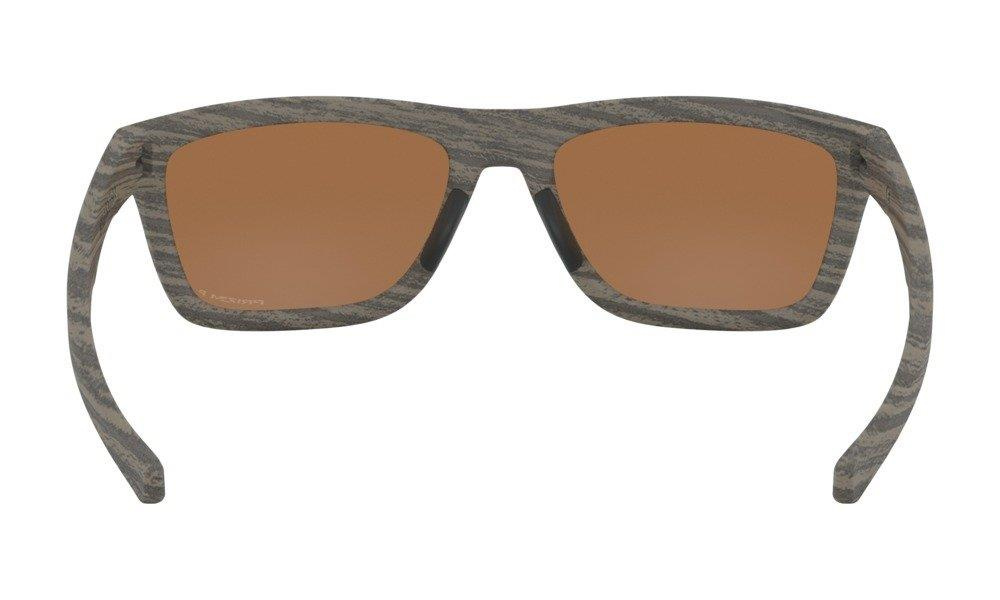 Oakley Okulary przeciwsłoneczne HOLSTON Woodgrain/Prizm Tungsten Polarized OO9334-22