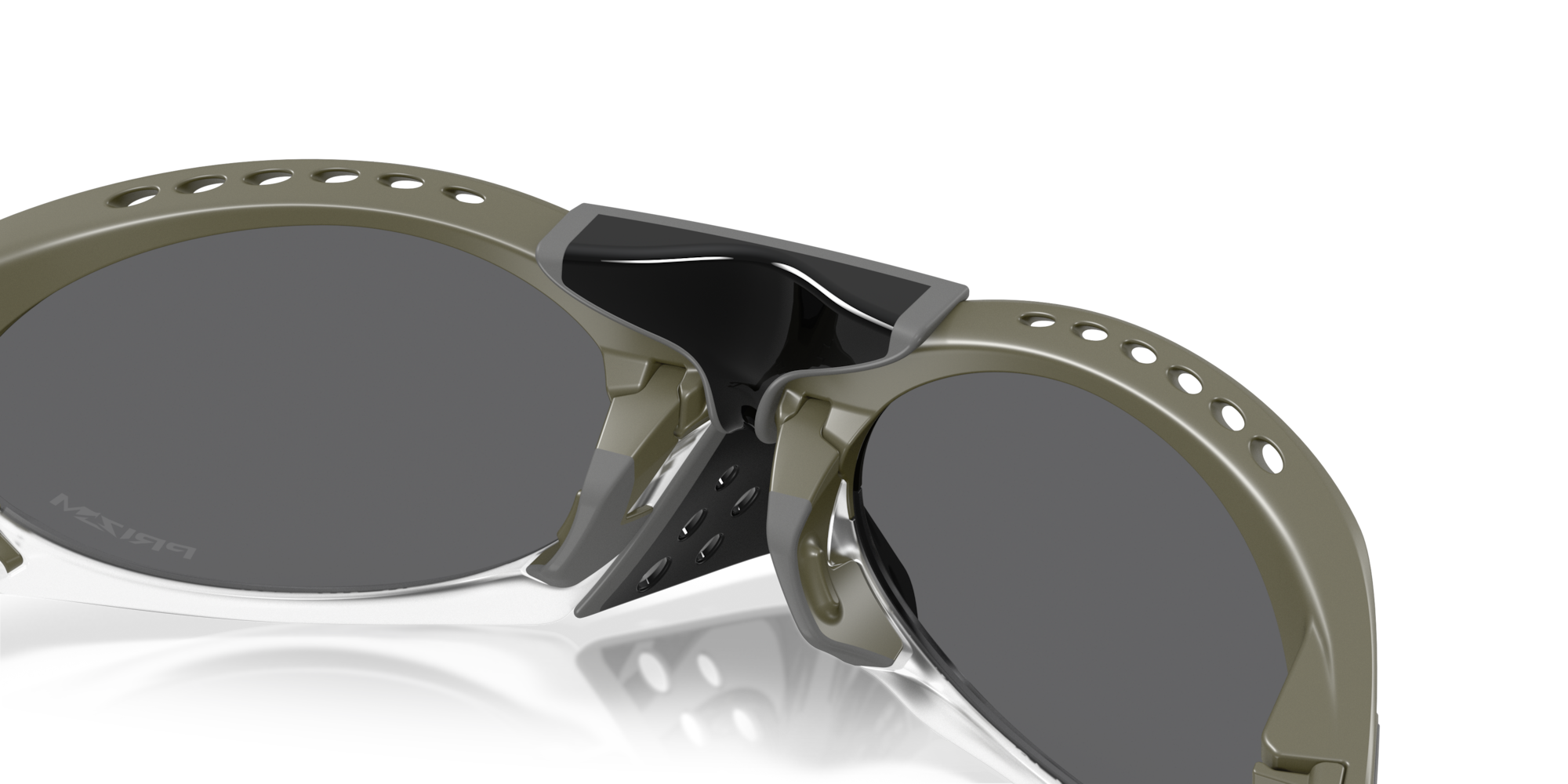 Oakley Okulary przeciwsłoneczne PLANTARIS Matte Moss Green / Prizm Black OO9437-07