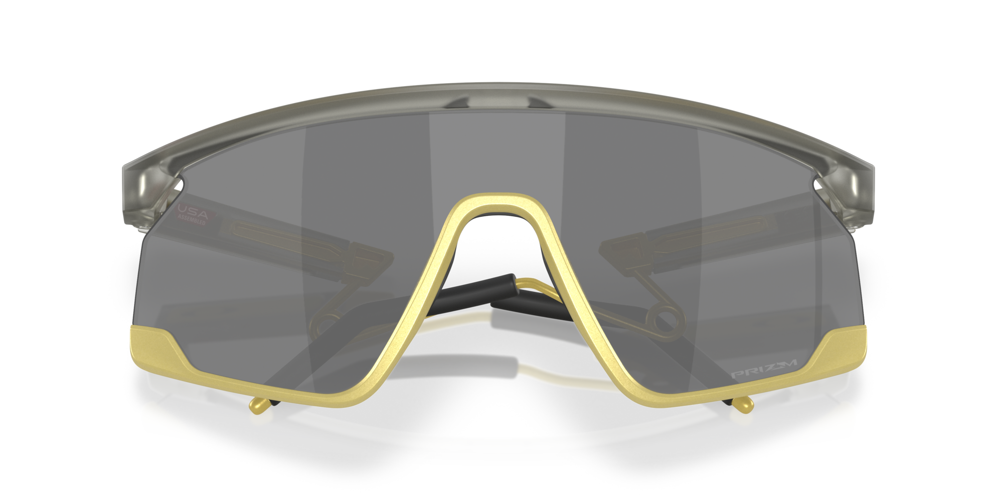 Oakley Okulary przeciwsłoneczne BXTR Metal Matte Grey Ink/Vintage Gold / Prizm Black OO9237-14